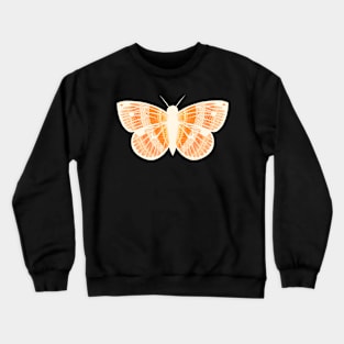 Orange Monarch Butterfly Crewneck Sweatshirt